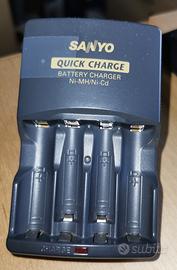 Sanyo Caricabatterie NiCd NiMH 2xAAA or 4xAA