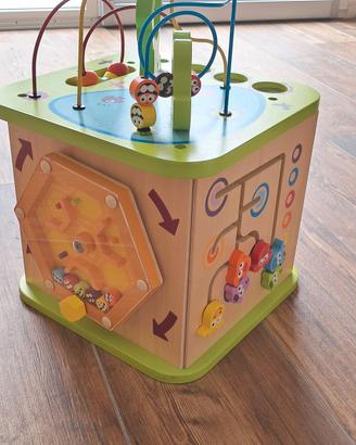Gioco Bimbo Cubo Legno Multi Attività Hape