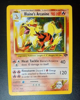 Blaine's Arcanine 1/132 ENG Pokemon Vintage