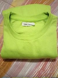 felpa senza cappuccio over size