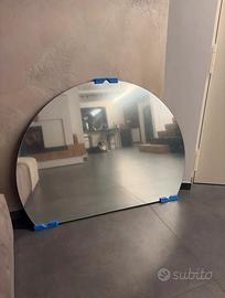 Specchio semiluna con led integrato ARTFORMA