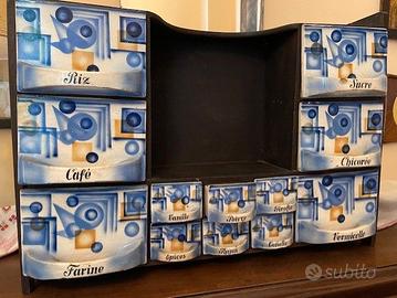 Porta spezie da cucina vintage