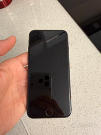 IPhone 7 Jet Black 128 GB + caricabatterie origin.
