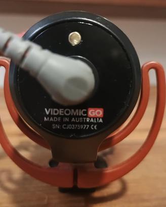 RØDE VideoMic GO Microfono Shotgun