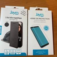 cover iphone 15 pro max + vetro protezione