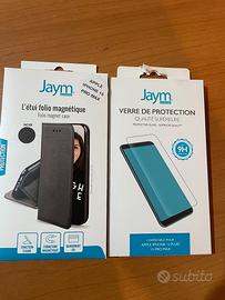 cover iphone 15 pro max + vetro protezione