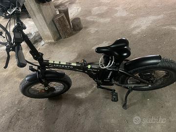 Bicicletta elettrica mini max+ argento