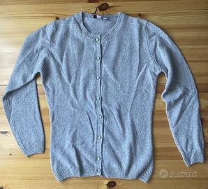 Cardigan Pullover Maglia Maglione  100% Cashmere