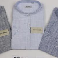Stock ingrosso camicia uomo di lino camicie casual