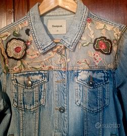 giacca denim Desigual taglia S