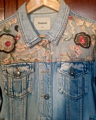 giacca denim Desigual taglia S