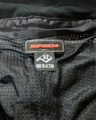 Pantalone moto SPIDI  pelle e stoffa