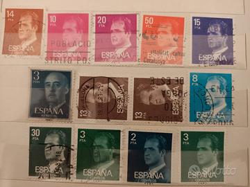 LOTTO FRANCOBOLLI ESPANA 