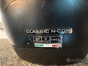 Casco Jet NOLAN N42 Classic N-Com Nero + Parasole