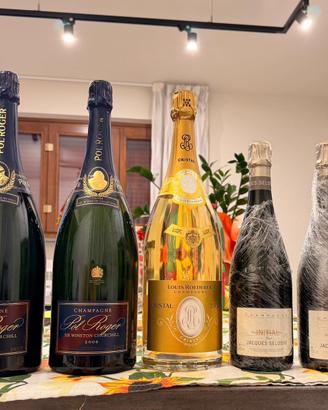 Champagne cristal, dom pérignon,Krug,Selosse!