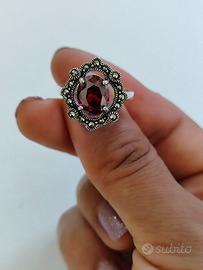 Anello in pietre ROSSA