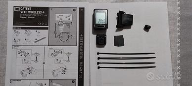 Cyclocomputer CATEYE velo wireless+ CC-VT210W