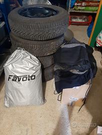 4 ruote invernali 175/65 R 15 + coprisedili