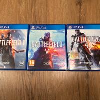 Battlefield 1, 4 e 5 - PS4