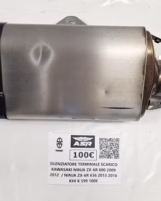 TERMINALE DI SCARICO ORIGINALE KAWASAKI NINJA ZX6R