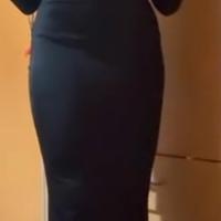 vestito lungo made in italy 