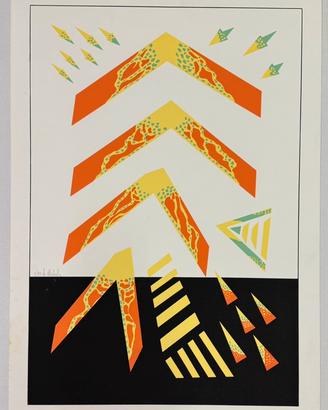 Quadro serigrafia contemporanea 50x70,arte moderna