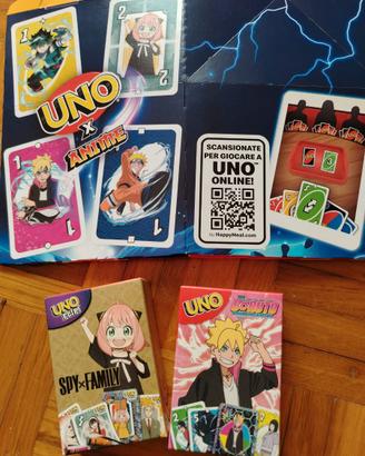 Uno  anime mc Donald's happy meal spy X family ecc