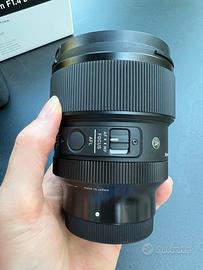 Sigma 85mm f/1.4 DG DN ART attacco Sony