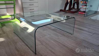 Tavolino in vetro temperato