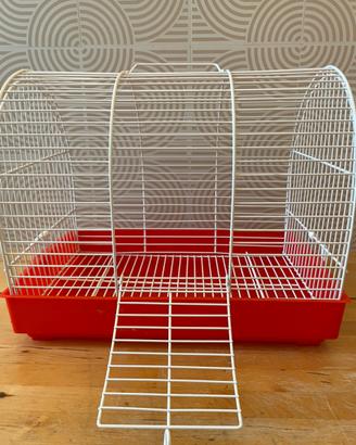 Gabbia per criceti rossa