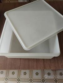 Contenitore Tupperware Vintage Quadrato