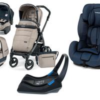 Kit Nascita trio + seggiolone + box + seggiolino