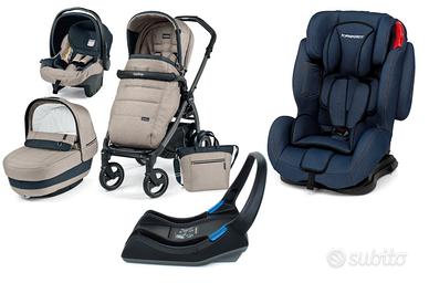 Kit Nascita trio + seggiolone + box + seggiolino