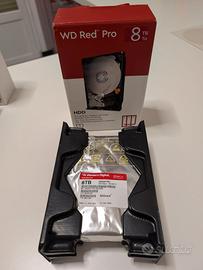 WD Red Pro 8TB NAS Hard Disk Interno 3,5"