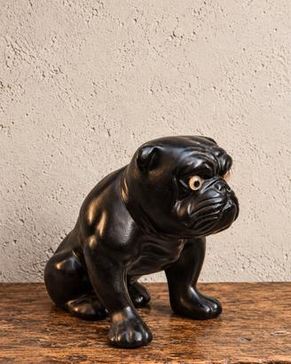 Bulldog inglese | ceramica smaltata occhi di vetro