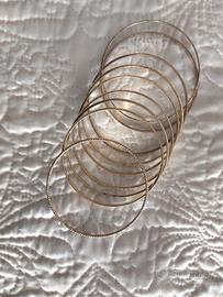 Set Braccialetti Color Dorato