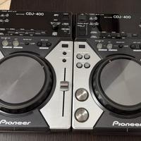 Coppia di Pioneer cdj-400 dj