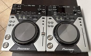 Coppia di Pioneer cdj-400 dj