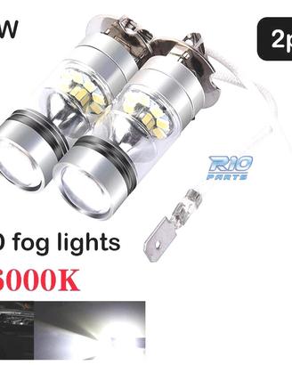 KIT DI LAMPADE ANTIABBAGLIANTI A LED H1 100W CANBU