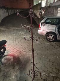 Appendiabiti in ferro battuto vintage