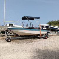 Barca a motore Rio cross 450 con Evinrude E40TL 40