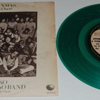 JOHN & YOKO 45 GIRI "7 HAPPY XMAS VINILE VERDE