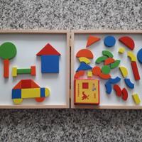 Domino eurekakids e valigetta forme magnetiche