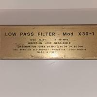 Filtro passa basso 1-30 MHz 1 kw