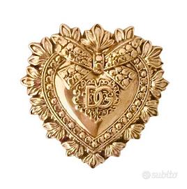 Spilla DOLCE&GABBANA “Devotion” con cuore sacro