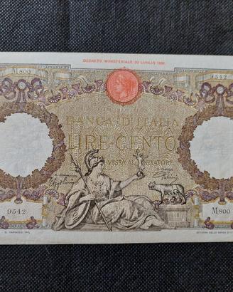 Banconota 100 lire Aquila Romana