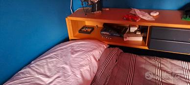 Letto singolo e  sottoletto 