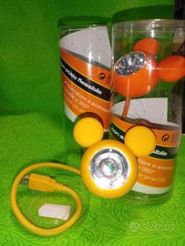 Lampada led con stelo flessibile