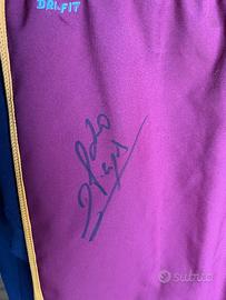 Pantaloncini Roma calcio autografati