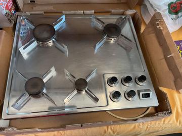 Piano cottura a gas ALPES inox usato
